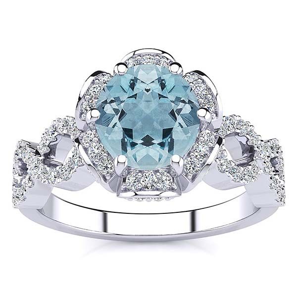 Katie Aquamarine Ring