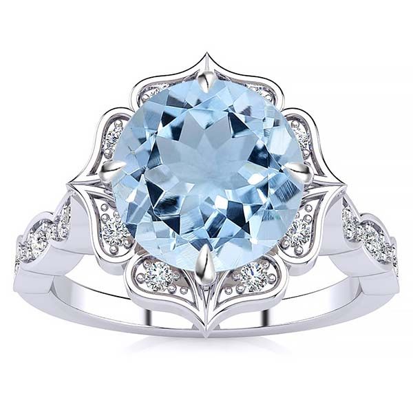 Permila Aquamarine Ring