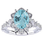 Brenda Aquamarine Ring