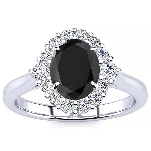 Debora Black Diamond Ring