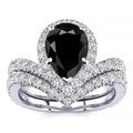 Anna Black Diamond Ring