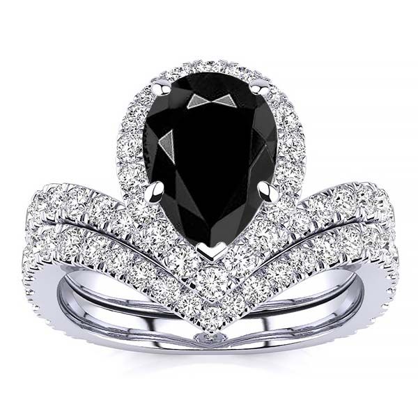 Anna Black Diamond Ring