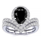 Anna Black Diamond Ring