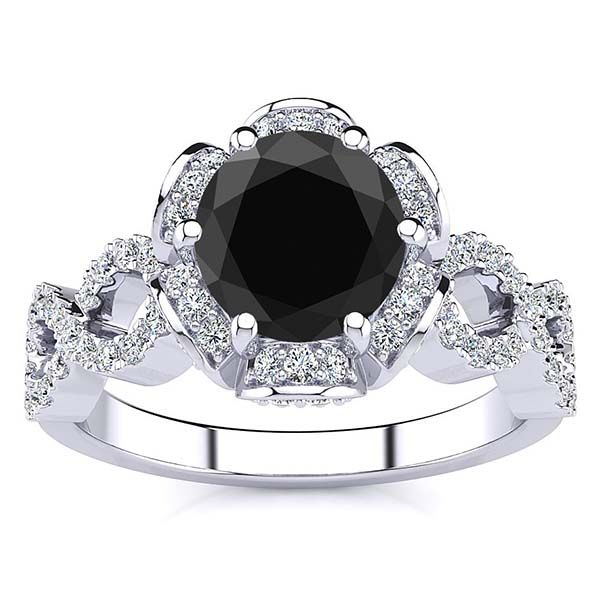 Katie Black Diamond Ring