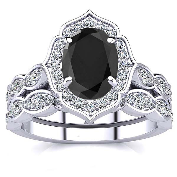 Madelyn Black Diamond Set