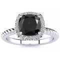 Alyssa Black Diamond Ring