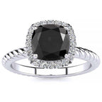 Alyssa Black Diamond Ring