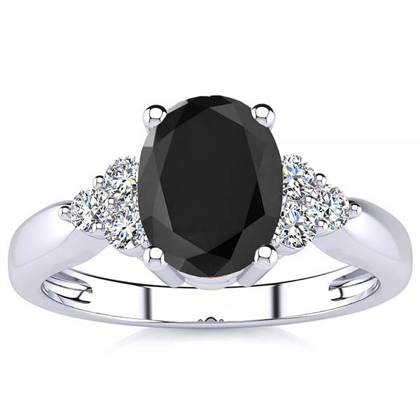Selena Black Diamond Ring
