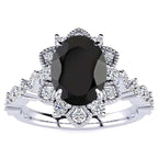 Brenda Black Diamond Ring