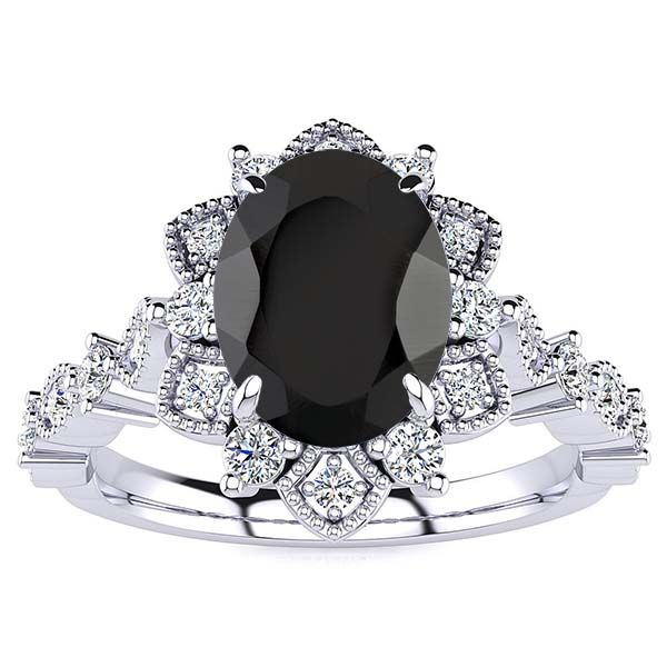 Brenda Black Diamond Ring