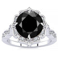 Permila Black Diamond Ring