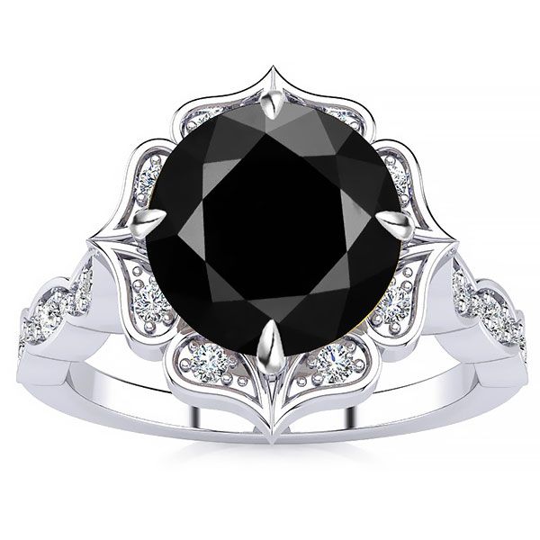 Permila Black Diamond Ring