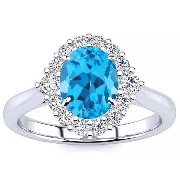 Debora Blue Topaz Ring