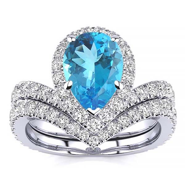 Anna Blue Topaz Ring