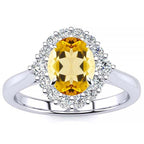 Debora Yellow Citrine Ring