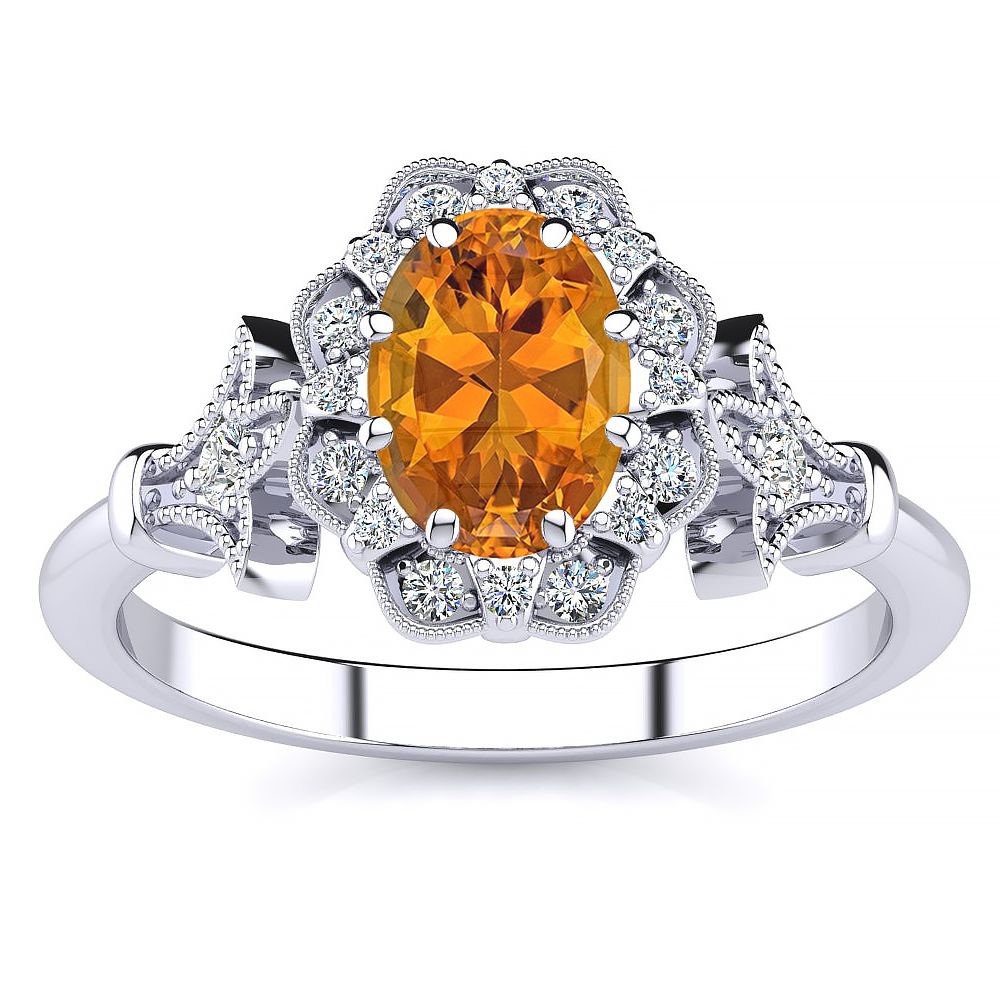 Stephanie Citrine Ring