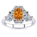 Stephanie Citrine Ring