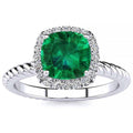 Alyssa Emerald Ring