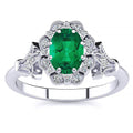 Stephanie Emerald Ring