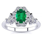 Stephanie Emerald Ring