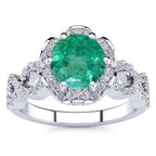 Katie Emerald Ring