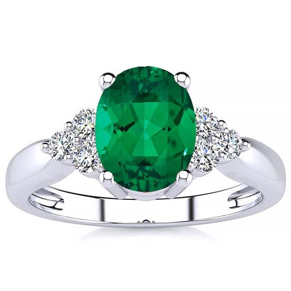 Selena Emerald Ring