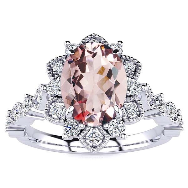 Brenda Morganite Ring