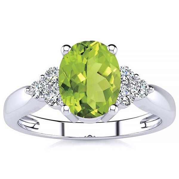 Selena Peridot Ring