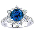 Snowflake Sapphire Ring
