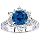 Snowflake Sapphire Ring