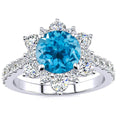 Snowflake Topaz Ring