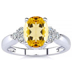 Selena Yellow Citrine Ring