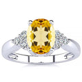 Selena Yellow Citrine Ring