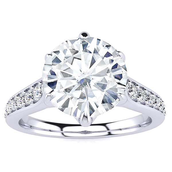 Vine Moissanite Ring