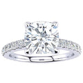 Valerie Cushion Moissanite Ring