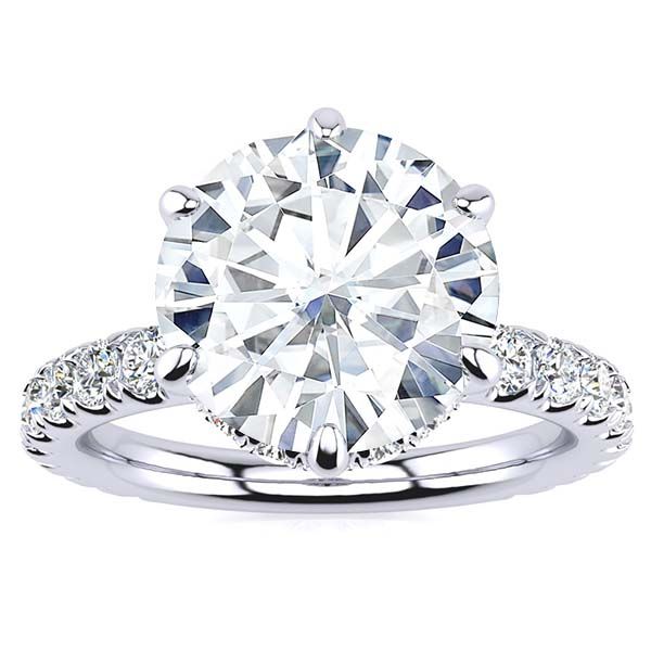 Krystal Moissanite Ring
