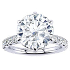 Krystal Moissanite Ring