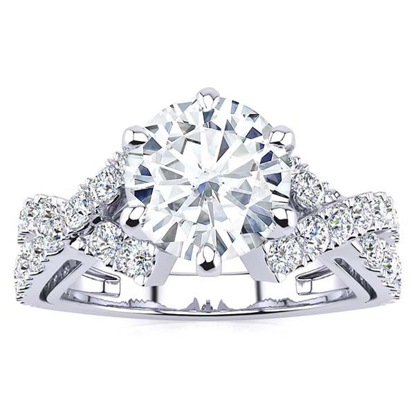 Faith Moissanite Ring
