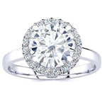 Abigail Moissanite Ring
