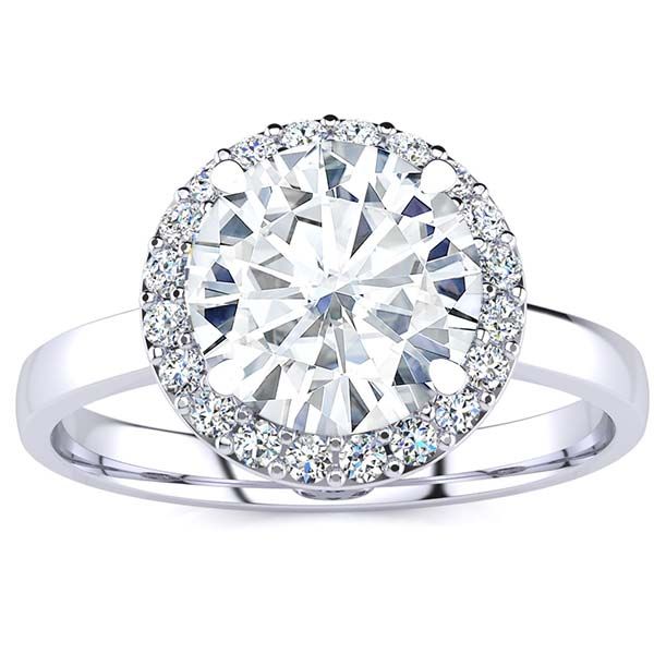 Abigail Moissanite Ring