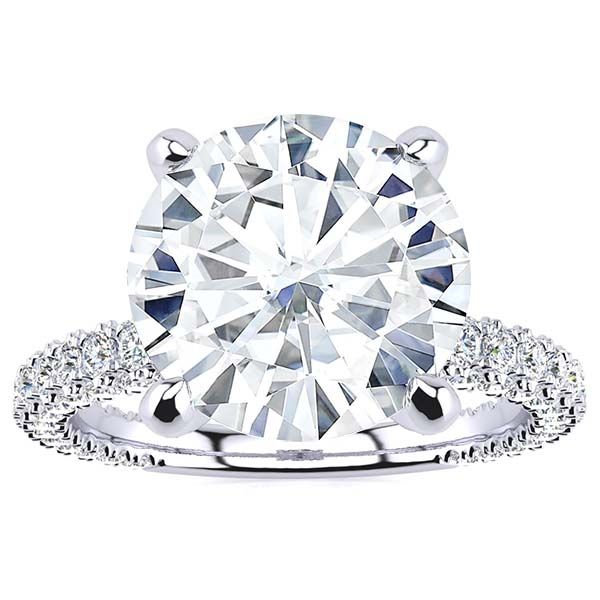 Monica Moissanite Ring