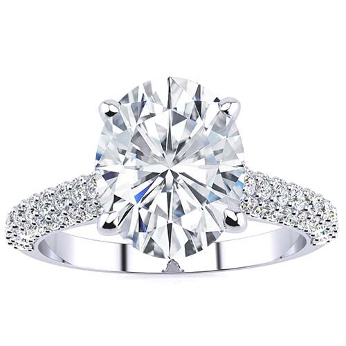 Lila Moissanite Ring
