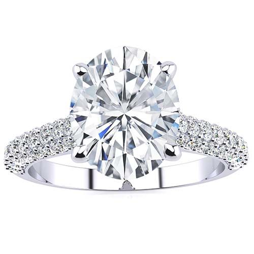Lila Moissanite Ring