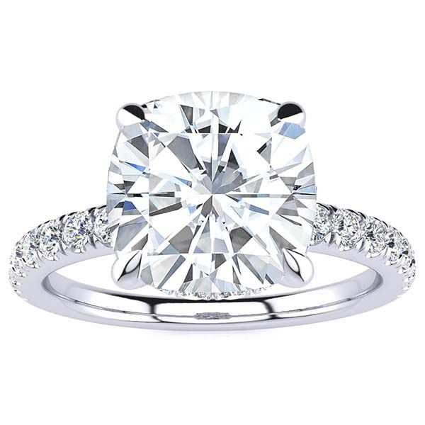 Rebecca Moissanite Ring
