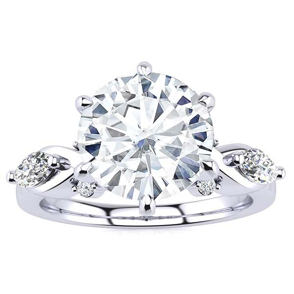 Jolene Moissanite Ring