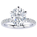 Brooklyn Oval Moissanite Ring