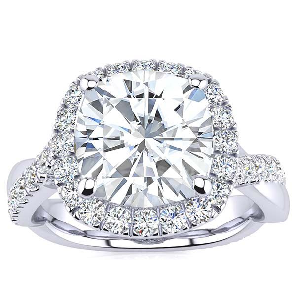 Lucie Moissanite Ring