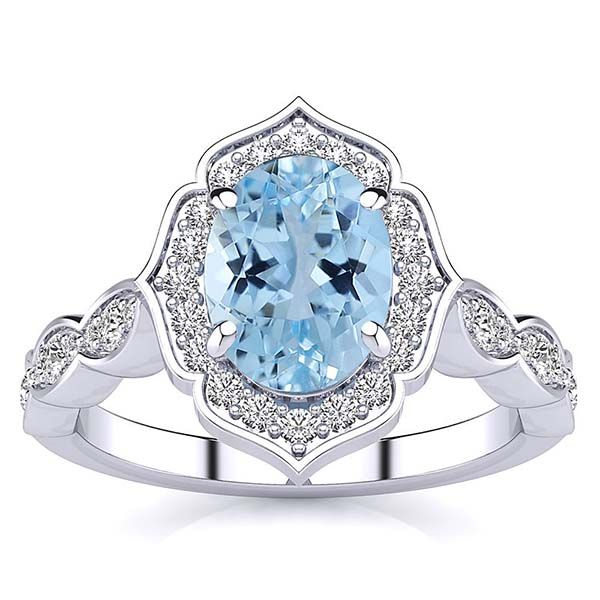 Millie Aquamarine Ring