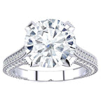Donatella Moissanite Ring