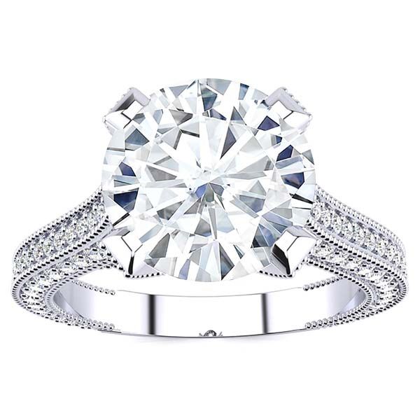 Donatella Moissanite Ring